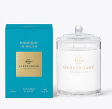 Load image into Gallery viewer, Glasshouse Midnight In Milan Candle 380g